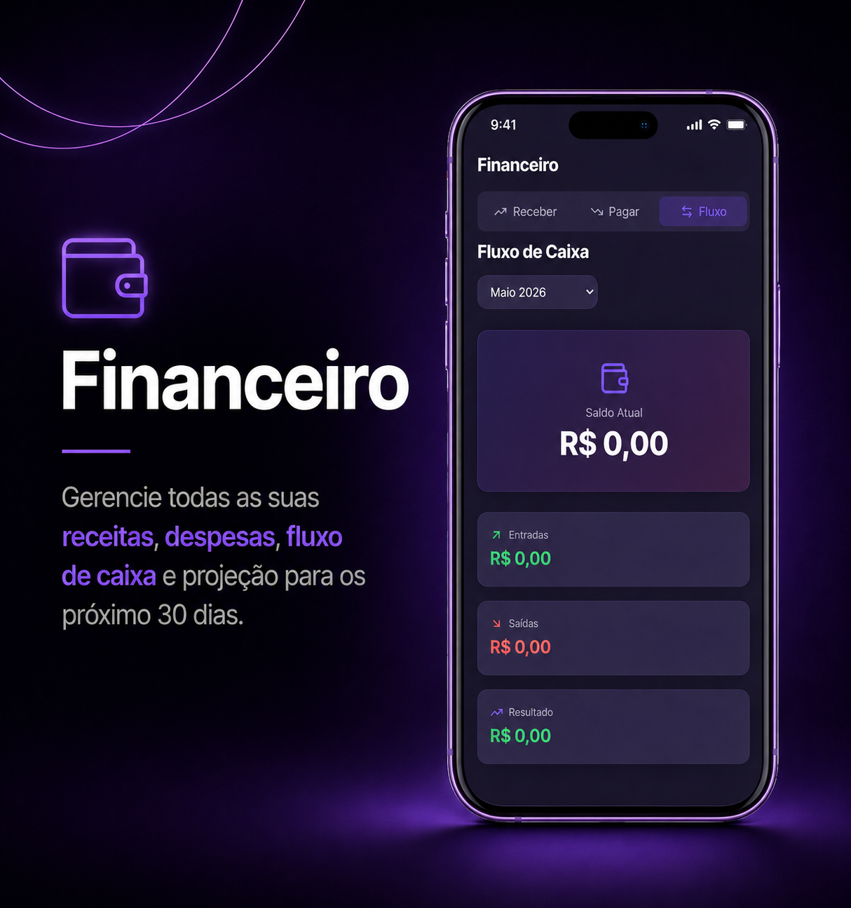 Gestão financeira completa no GestoraX